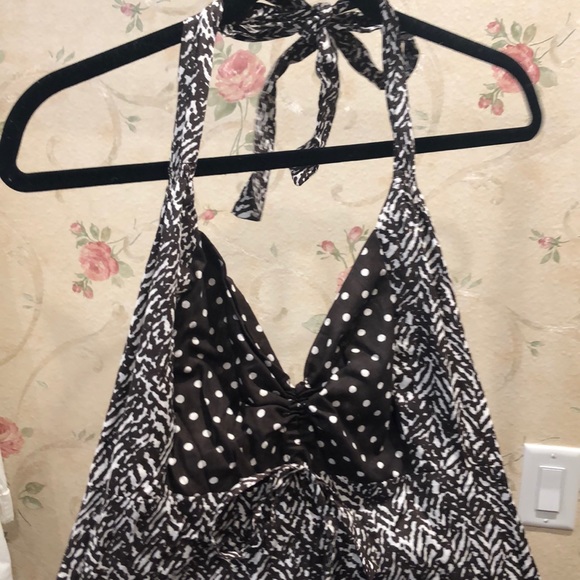 Brown and white sundress - Picture 1 of 5